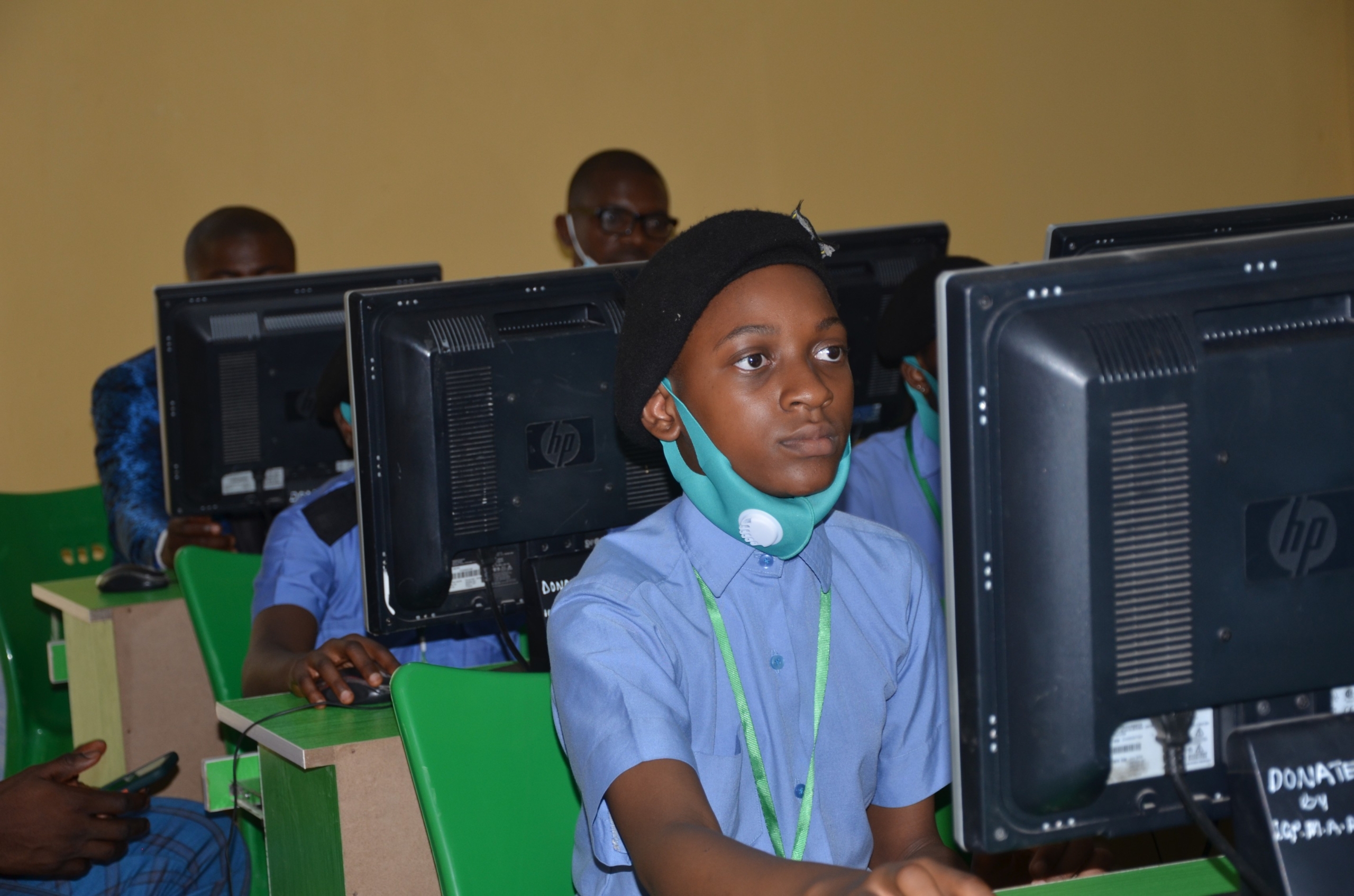 LEARNERS USING THE COMPUTER LAB